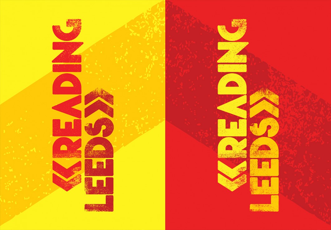 festival branding Reading & Leeds Festival Republic Melvyn Benn Rock Pop Music logo